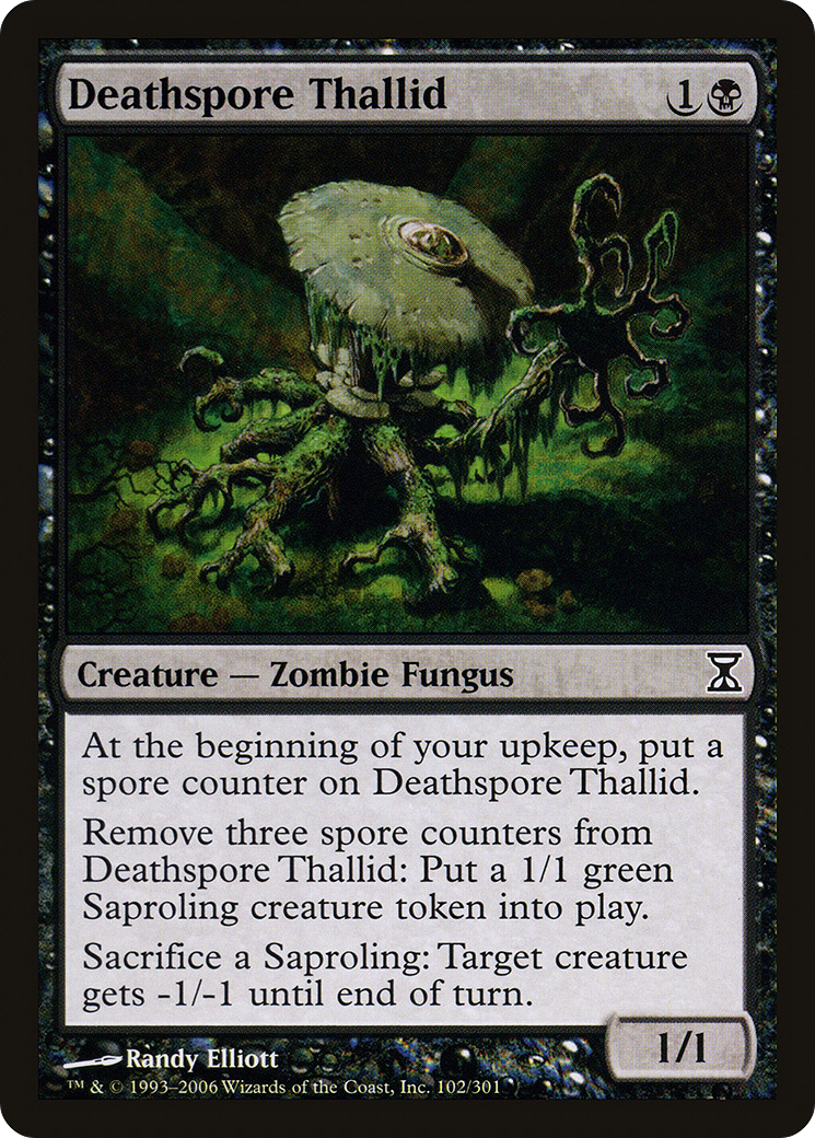 Deathspore Thallid (TSP-102) [Time Spiral] Foil
