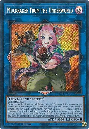 Muckraker From the Underworld (Secret Rare) (DABL-EN051) - Darkwing Blast 1st Edition