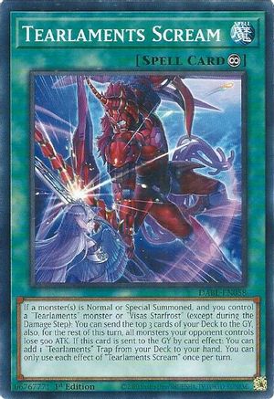 Tearlaments Scream (Common) (DABL-EN058) - Darkwing Blast 1st Edition