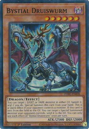 Bystial Druiswurm (Super Rare) (DABL-EN008) - Darkwing Blast 1st Edition