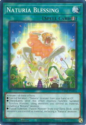 Naturia Blessing (Common) (DABL-EN064) - Darkwing Blast 1st Edition