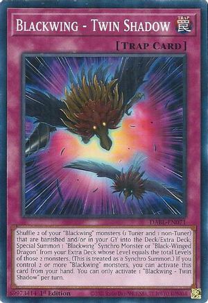 Blackwing - Twin Shadow (Common) (DABL-EN071) - Darkwing Blast 1st Edition
