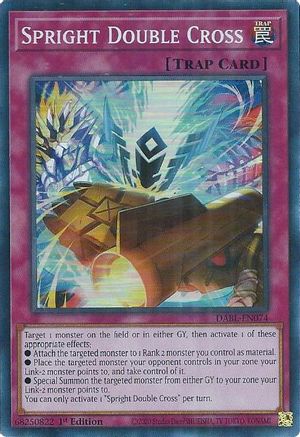 Spright Double Cross (Super Rare) (DABL-EN074) - Darkwing Blast 1st Edition