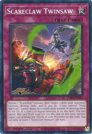Scareclaw Twinsaw (Common) (DABL-EN075) - Darkwing Blast 1st Edition