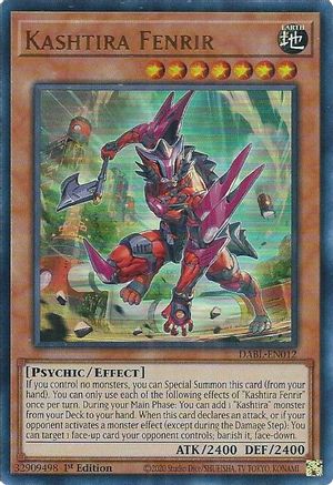Kashtira Fenrir (Ultra Rare) (DABL-EN012) - Darkwing Blast 1st Edition