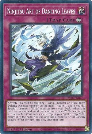 Ninjitsu Art of Dancing Leaves (Common) (DABL-EN077) - Darkwing Blast 1st Edition