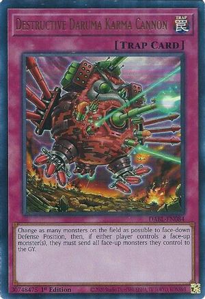 Destructive Daruma Karma Cannon (Ultra Rare) (DABL-EN084) - Darkwing Blast 1st Edition