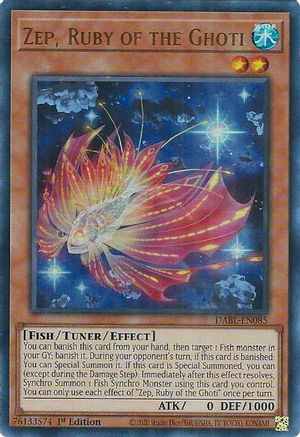 Zep, Ruby of the Ghoti (Ultra Rare) (DABL-EN085) - Darkwing Blast 1st Edition