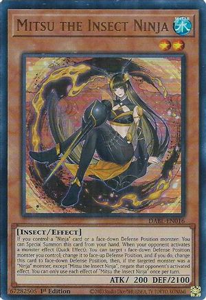 Mitsu the Insect Ninja (Ultra Rare) (DABL-EN016) - Darkwing Blast 1st Edition