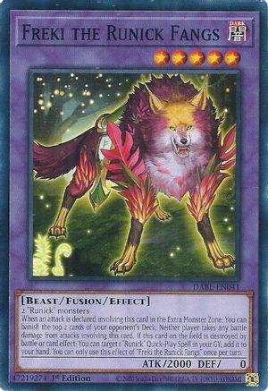 Freki the Runick Fangs (Common) (DABL-EN041) - Darkwing Blast 1st Edition