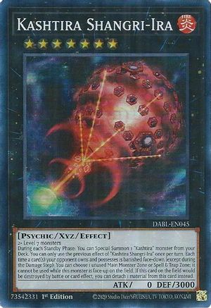 Kashtira Shangri-Ira (Super Rare) (DABL-EN045) - Darkwing Blast 1st Edition