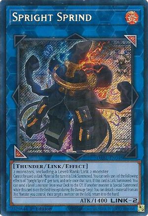 Spright Sprind (Secret Rare) (DABL-EN048) - Darkwing Blast 1st Edition