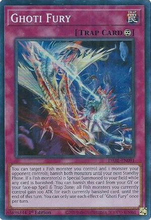 Ghoti Fury (Super Rare) (DABL-EN091) - Darkwing Blast 1st Edition