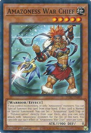 Amazoness War Chief (Common) (DABL-EN095) - Darkwing Blast 1st Edition