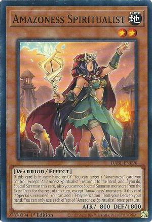 Amazoness Spiritualist (Common) (DABL-EN096) - Darkwing Blast 1st Edition