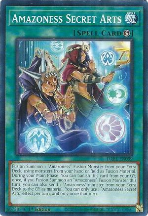 Amazoness Secret Arts (Common) (DABL-EN099) - Darkwing Blast 1st Edition