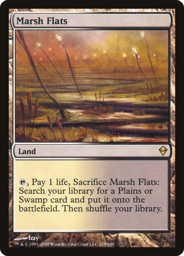 Marsh Flats (ZEN-219) [Zendikar] Foil