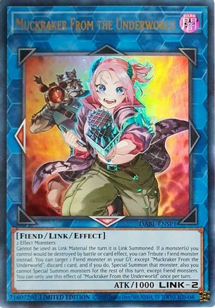 Muckraker From the Underworld (DABL-ENSP1) (Ultra Rare) (DABL-ENSP1) - Darkwing Blast Limited