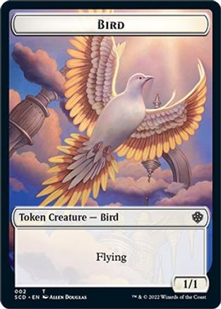 Bird // Thopter Double-Sided Token (SCD-2 // 11) [Starter Commander Decks]