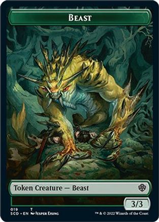Beast Double-Sided Token (SCD-019) [Starter Commander Decks]