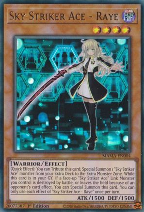 Sky Striker Ace - Raye (Ultra Rare) (MAMA-EN004) - Magnificent Mavens 1st Edition