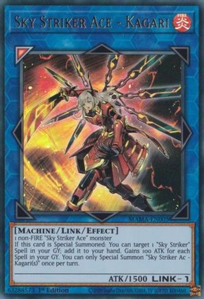 Sky Striker Ace - Kagari (Ultra Rare) (MAMA-EN005) - Magnificent Mavens 1st Edition