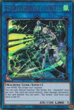 Sky Striker Ace - Hayate (Ultra Rare) (MAMA-EN007) - Magnificent Mavens 1st Edition