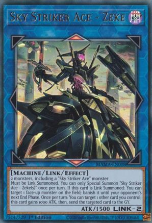 Sky Striker Ace - Zeke (Ultra Rare) (MAMA-EN008) - Magnificent Mavens 1st Edition