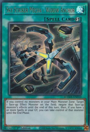 Sky Striker Mecha - Widow Anchor (Ultra Rare) (MAMA-EN010) - Magnificent Mavens 1st Edition