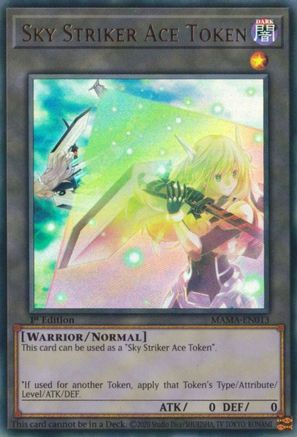 Token: Sky Striker Ace (Ultra Rare) (MAMA-EN013) - Magnificent Mavens 1st Edition