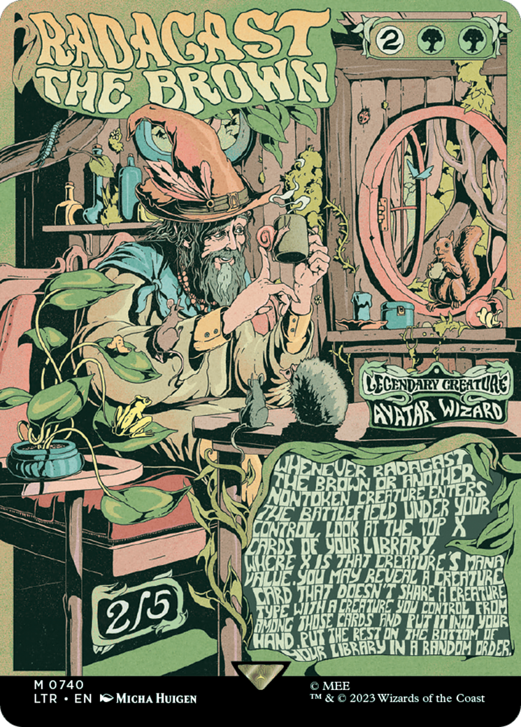 Radagast the Brown (Borderless Poster) (LTR-740) [The Lord of the Rings: Tales of Middle-earth]
