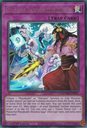 Ghost Meets Girl - A Masterful Mayakashi Shiranui Saga (Ultra Rare) (MAMA-EN015) - Magnificent Mavens 1st Edition