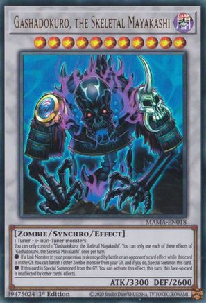 Gashadokuro, the Skeletal Mayakashi (Ultra Rare) (MAMA-EN018) - Magnificent Mavens 1st Edition