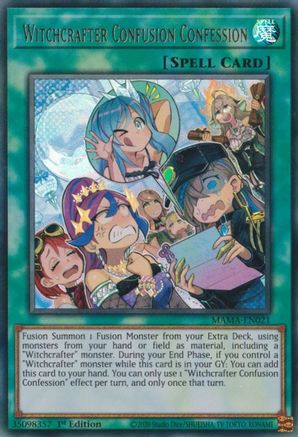 Witchcrafter Confusion Confession (Ultra Rare) (MAMA-EN021) - Magnificent Mavens 1st Edition