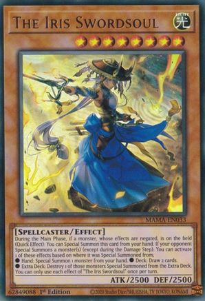 The Iris Swordsoul (Ultra Rare) (MAMA-EN033) - Magnificent Mavens 1st Edition