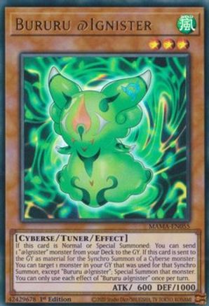 Bururu @Ignister (Ultra Rare) (MAMA-EN055) - Magnificent Mavens 1st Edition