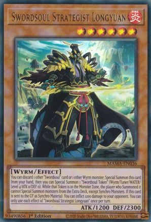 Swordsoul Strategist Longyuan (Ultra Rare) (MAMA-EN036) - Magnificent Mavens 1st Edition