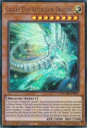 Galaxy-Eyes Afterglow Dragon (Ultra Rare) (MAMA-EN057) - Magnificent Mavens 1st Edition