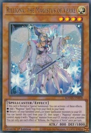 Rilliona, the Magistus of Verre (Ultra Rare) (MAMA-EN058) - Magnificent Mavens 1st Edition