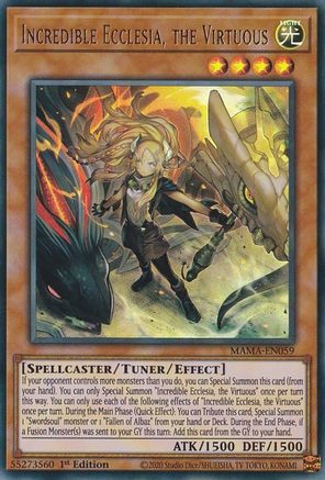 Incredible Ecclesia, the Virtuous (Ultra Rare) (MAMA-EN059) - Magnificent Mavens 1st Edition
