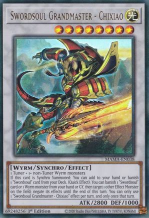 Swordsoul Grandmaster - Chixiao (Ultra Rare) (MAMA-EN038) - Magnificent Mavens 1st Edition