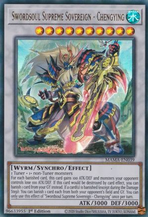 Swordsoul Supreme Sovereign - Chengying (Ultra Rare) (MAMA-EN039) - Magnificent Mavens 1st Edition