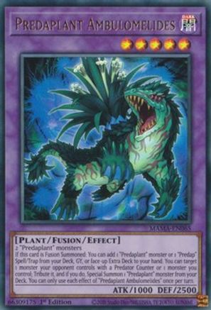 Predaplant Ambulomelides (Ultra Rare) (MAMA-EN065) - Magnificent Mavens 1st Edition
