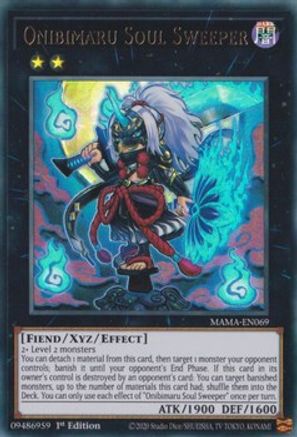 Onibimaru Soul Sweeper (Ultra Rare) (MAMA-EN069) - Magnificent Mavens 1st Edition