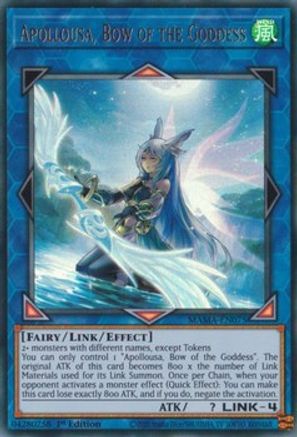 Apollousa, Bow of the Goddess (Ultra Rare) (MAMA-EN075) - Magnificent Mavens 1st Edition