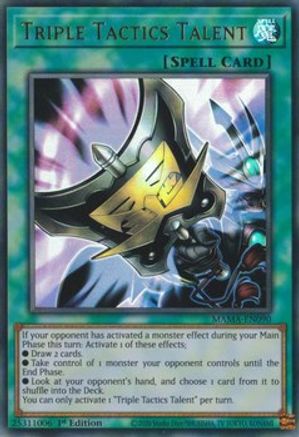 Triple Tactics Talent (Ultra Rare) (MAMA-EN090) - Magnificent Mavens 1st Edition