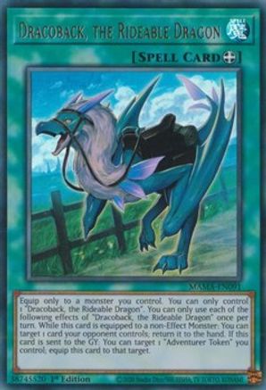 Dracoback, the Rideable Dragon (Ultra Rare) (MAMA-EN091) - Magnificent Mavens 1st Edition