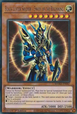 Black Luster Soldier - Envoy of the Beginning (Ultra Rare) (MAMA-EN047) - Magnificent Mavens 1st Edition
