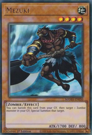 Mezuki (Ultra Rare) (MAMA-EN050) - Magnificent Mavens 1st Edition