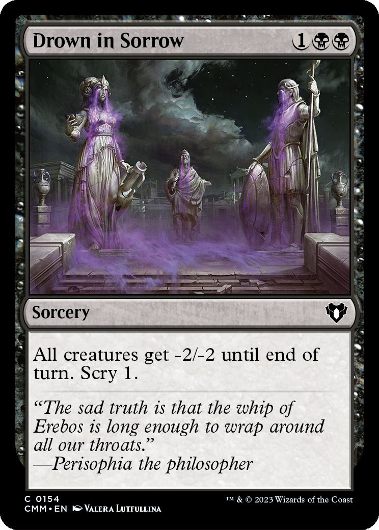 Drown in Sorrow (CMM-154) [Commander Masters] Foil